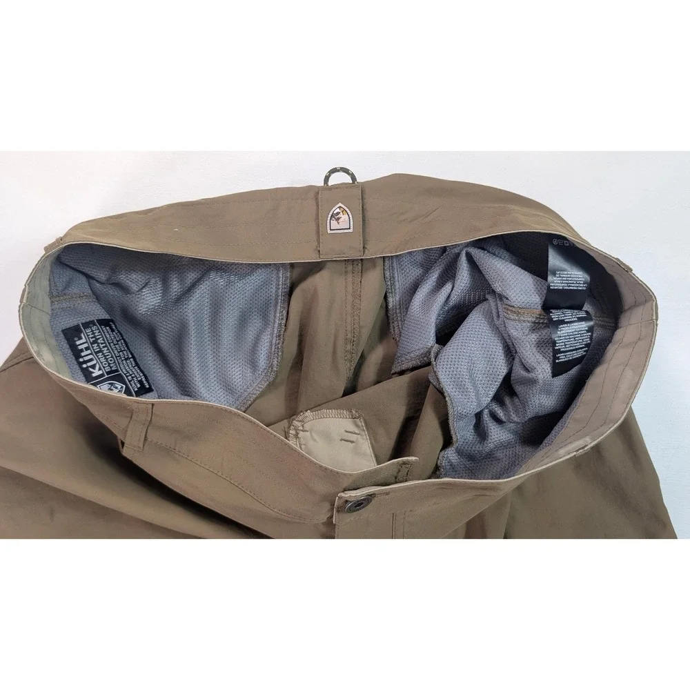 Kuhl Freeflex Style Mens 40x30 Hiking Pants Brown Outdoor Trekking